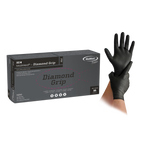 MaiMed Diamond Grip zwart nitril handschoen met doos